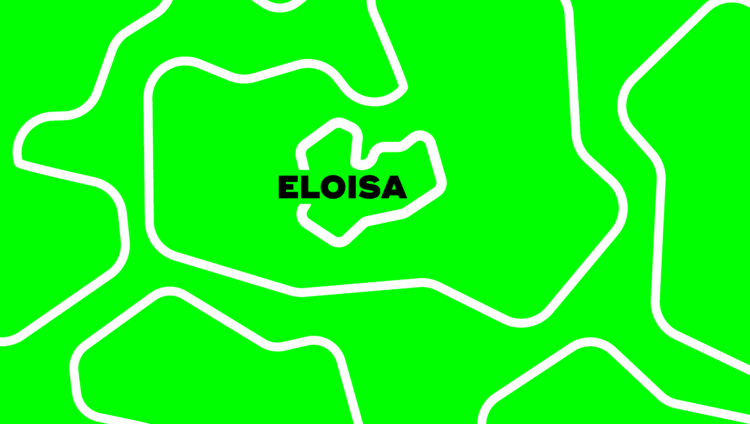 Eloisa logo on lime background
