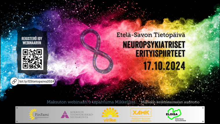 Neuropsykiatriset erityispiirteet -tietopäivä 17.10.2024