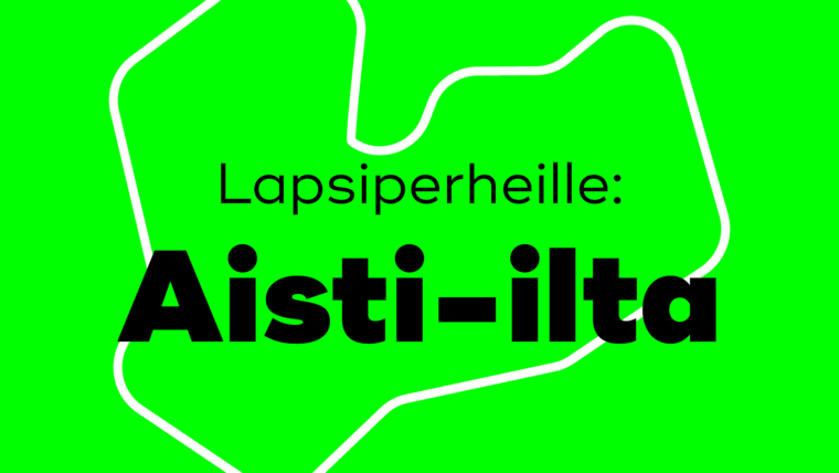 Kuvituskuva, lapsiperheille: aisti-ilta