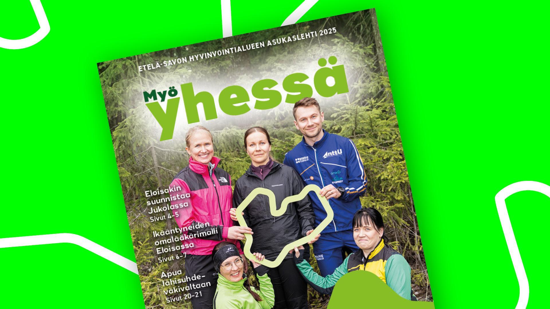 Kuva Myö yhessä -lehden kannesta