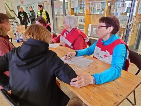 Kuvituskuva häiriötilannekeskuksen vastaanotosta aiemmasta harjoituksesta.